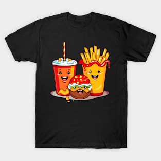 kawaii  junk food T-Shirt cute  funny T-Shirt